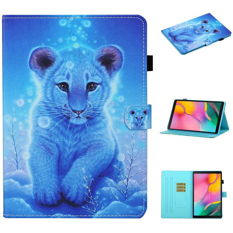 Kotelot Samsung Galaxy Tab S6 Lite Baby Tiger