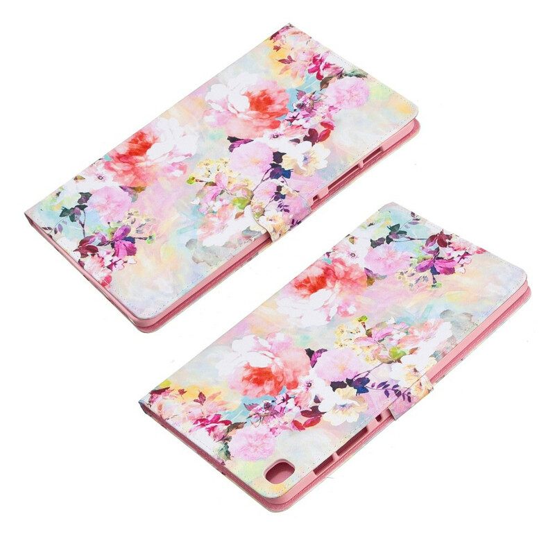 Kotelot Samsung Galaxy Tab S6 Lite Kukkasarja