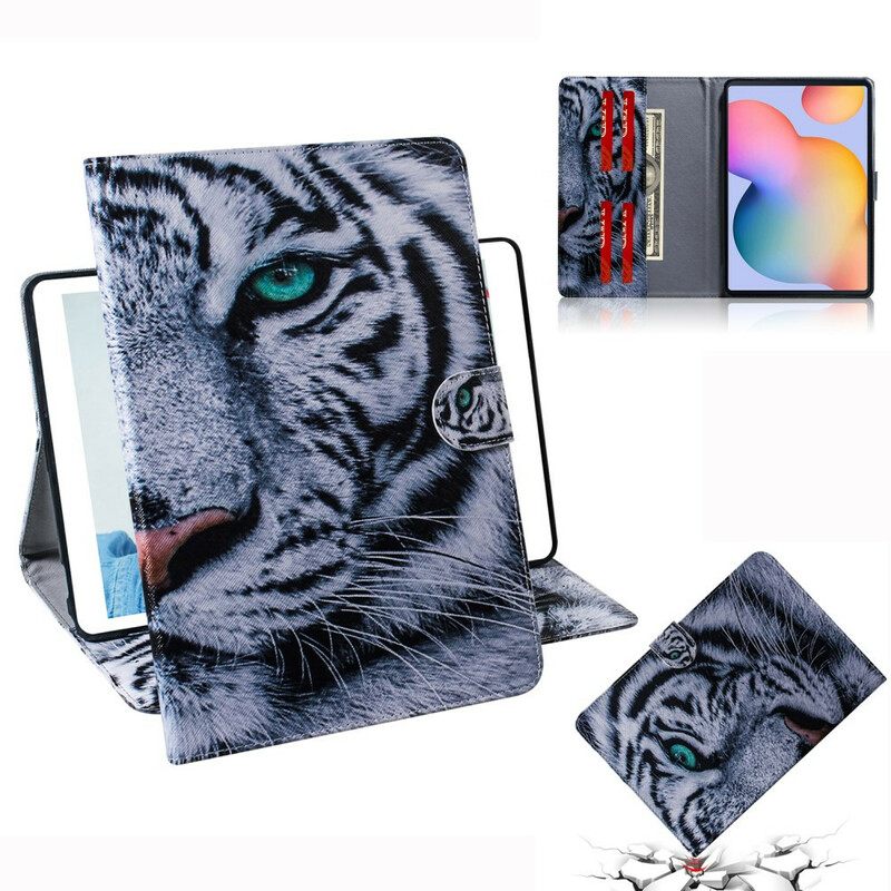 Kotelot Samsung Galaxy Tab S6 Lite Tiger Head