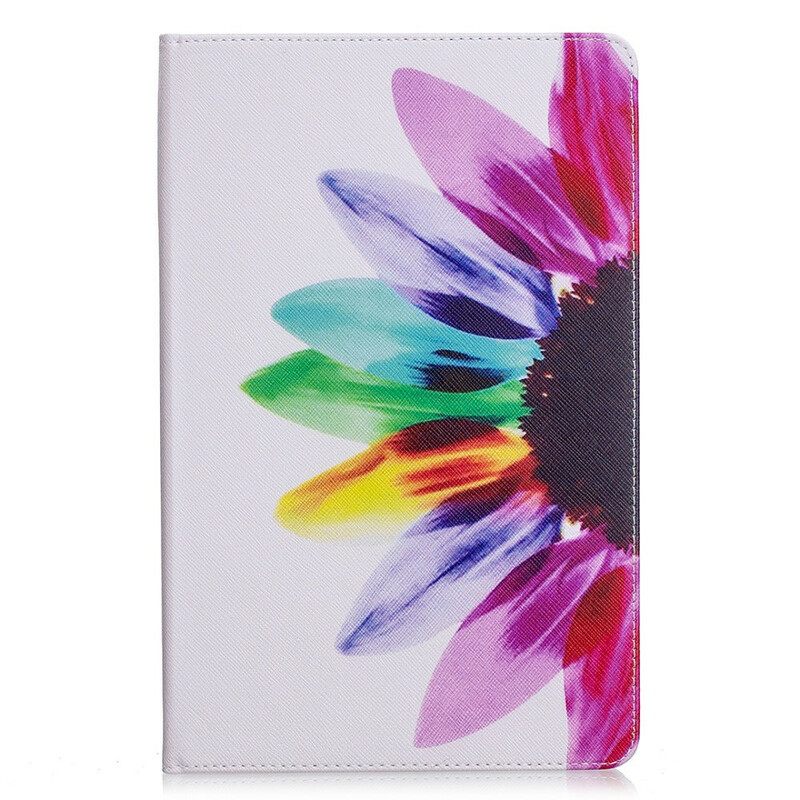 Nahkakuori Samsung Galaxy Tab S6 Lite Flower Watercolour