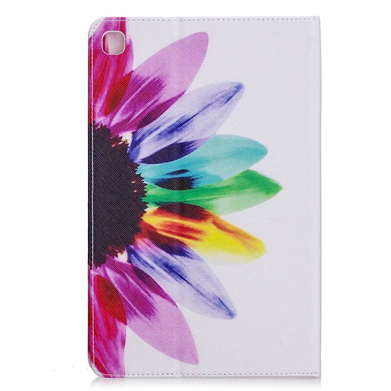 Nahkakuori Samsung Galaxy Tab S6 Lite Flower Watercolour