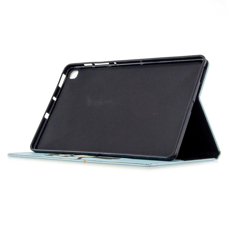 Nahkakuori Samsung Galaxy Tab S6 Lite Owl Haarassaan