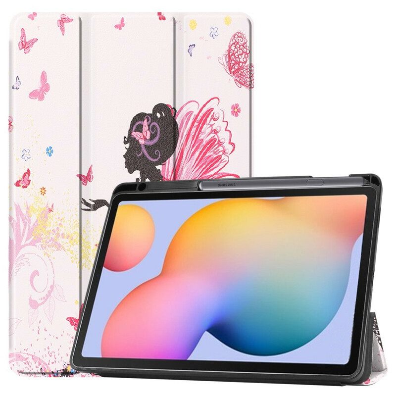 Puhelinkuoret Samsung Galaxy Tab S6 Lite Kukkakeiju Kynäteline