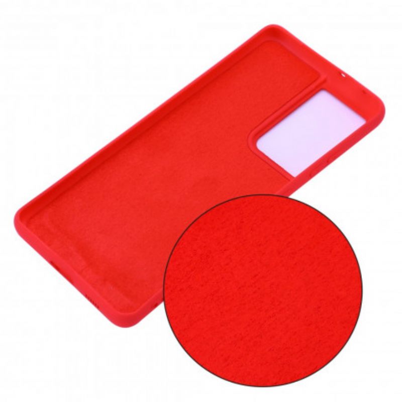 Case Samsung Galaxy S21 Ultra 5G Liquid Silicone Design