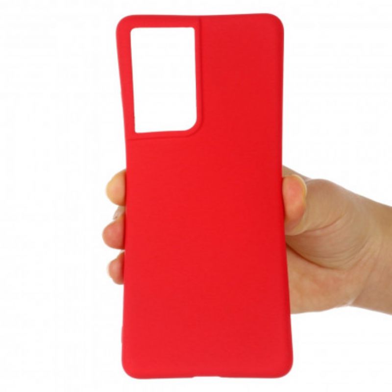 Case Samsung Galaxy S21 Ultra 5G Liquid Silicone Design