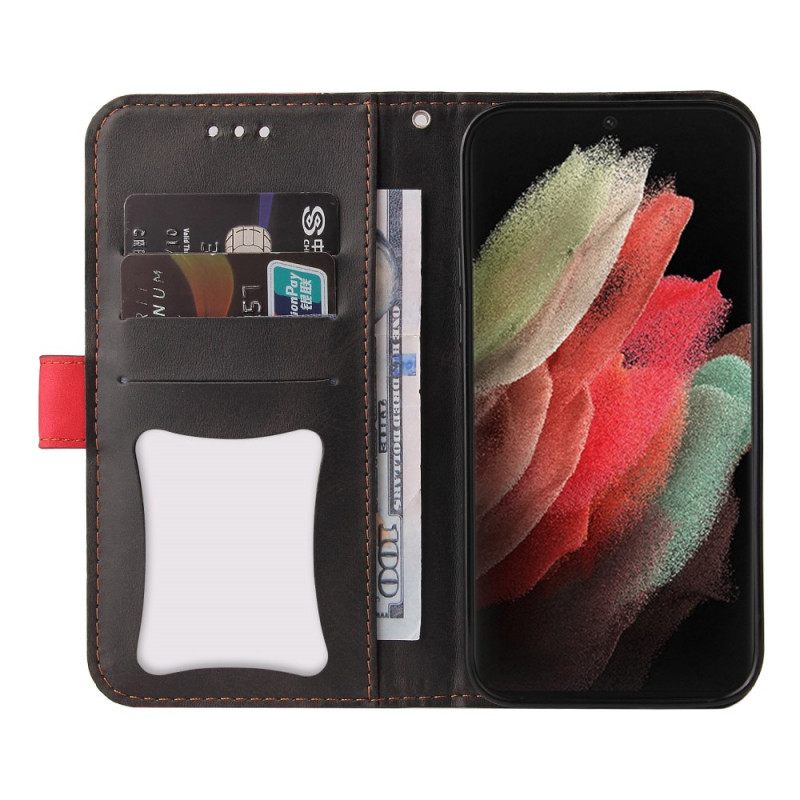 Flip Case Samsung Galaxy S21 Ultra 5G Bicolor