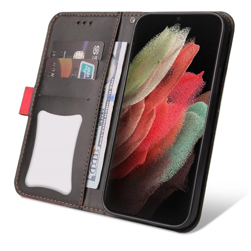 Flip Case Samsung Galaxy S21 Ultra 5G Bicolor