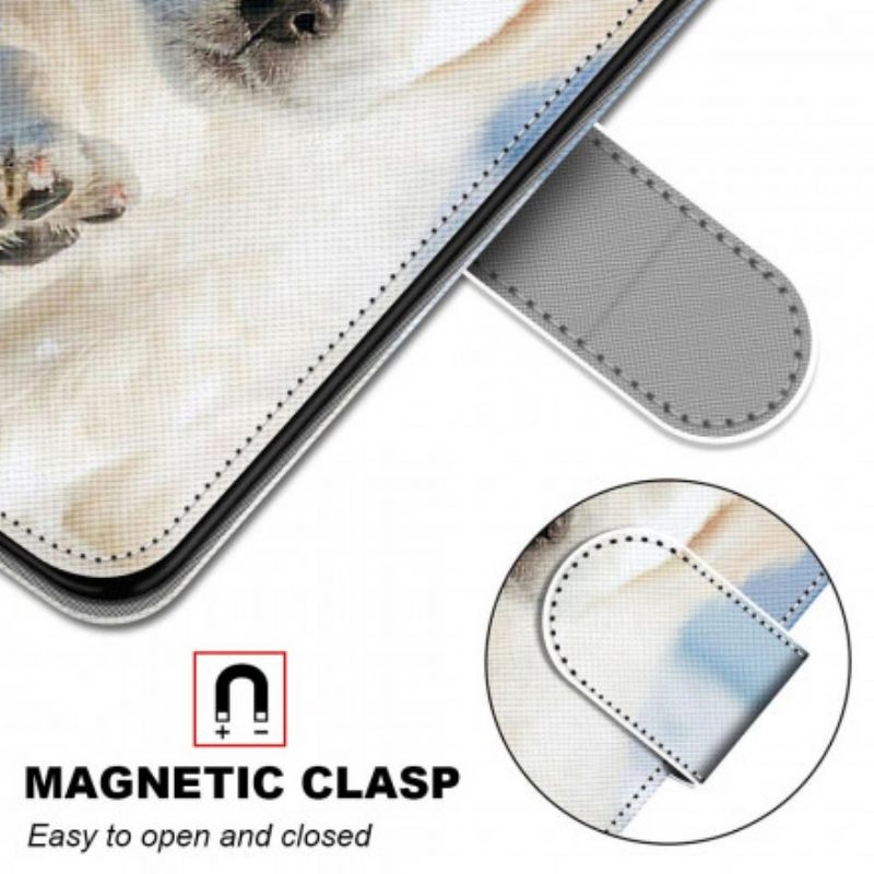 Flip Case Samsung Galaxy S21 Ultra 5G Söpö Koira