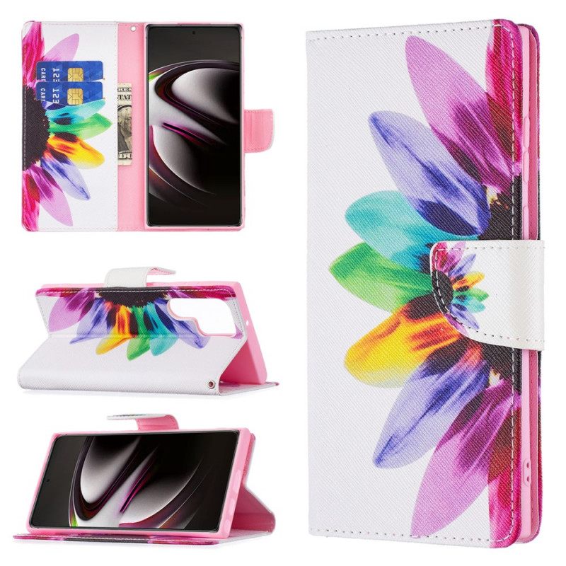 Kotelot Samsung Galaxy S21 Ultra 5G Flower Watercolour