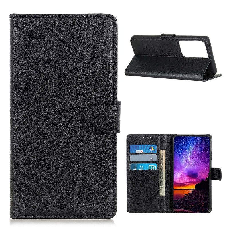 Kotelot Samsung Galaxy S21 Ultra 5G Litsi-tekstuuri