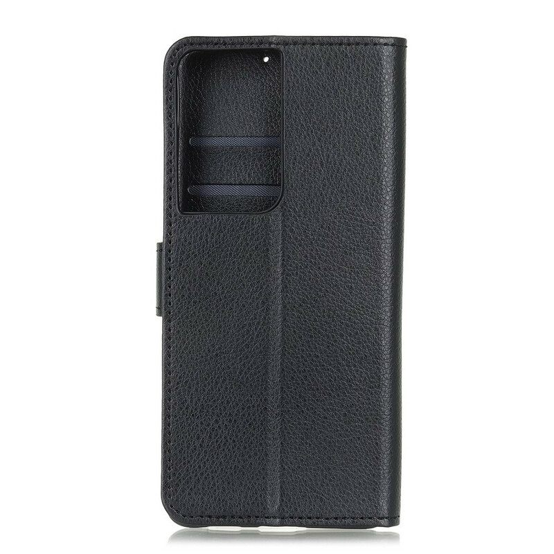 Kotelot Samsung Galaxy S21 Ultra 5G Litsi-tekstuuri
