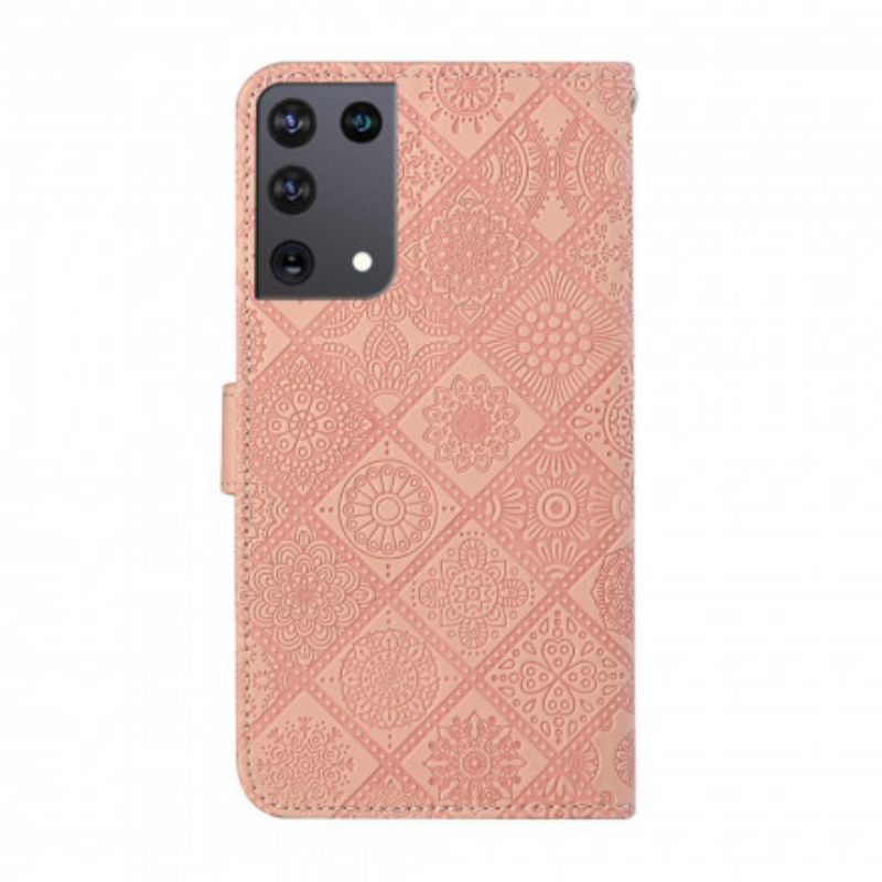 Kotelot Samsung Galaxy S21 Ultra 5G Pattern Tapestry