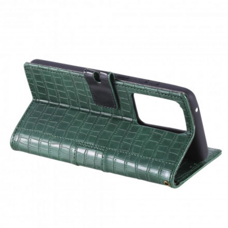 Kotelot Samsung Galaxy S21 Ultra 5G Täysin Croc