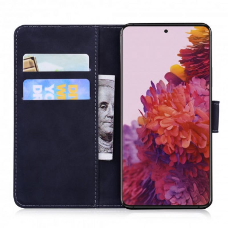 Kotelot Samsung Galaxy S21 Ultra 5G Tiger Face Print