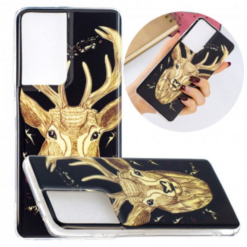 Kuori Samsung Galaxy S21 Ultra 5G Fluorescent Majestic Stag
