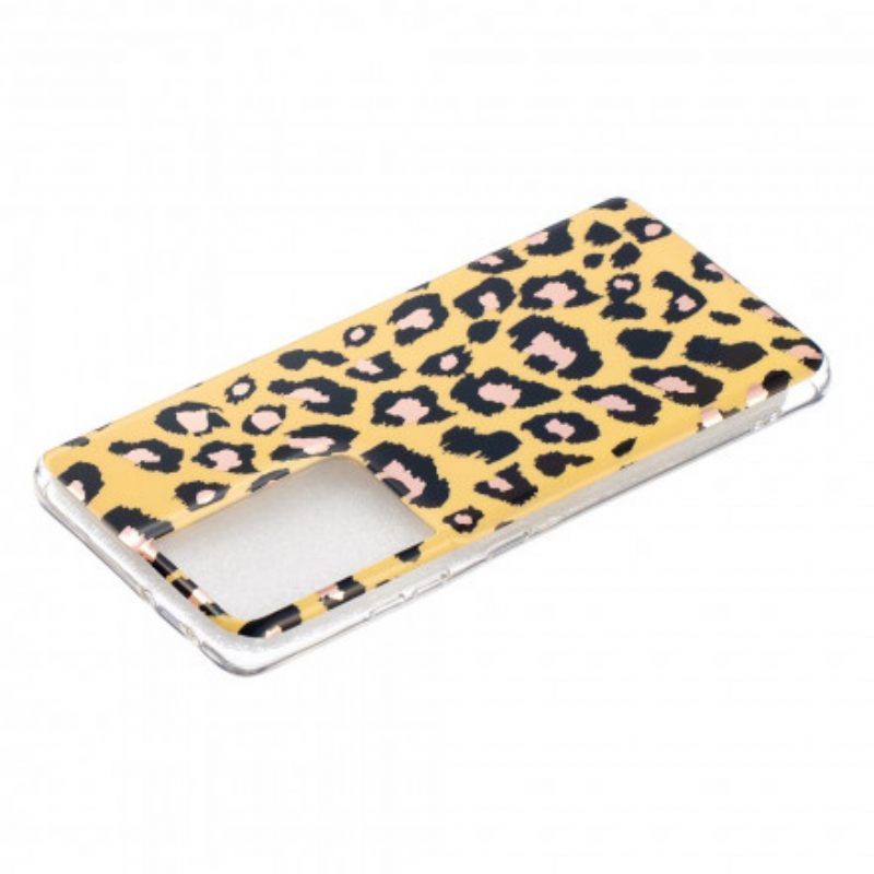 Kuori Samsung Galaxy S21 Ultra 5G Leopard Style Marble