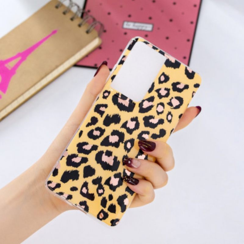 Kuori Samsung Galaxy S21 Ultra 5G Leopard Style Marble