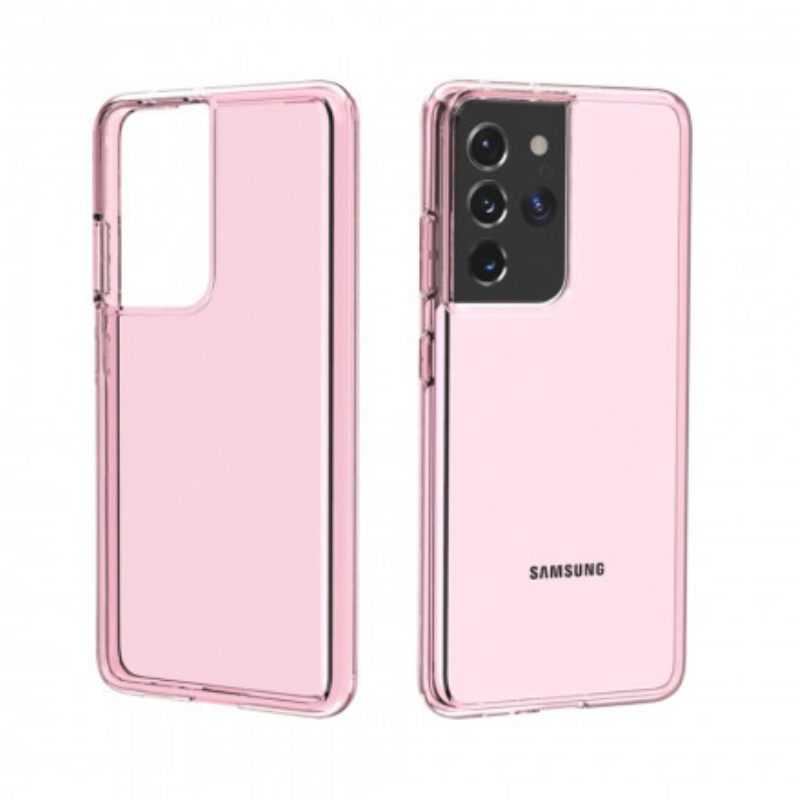 Kuori Samsung Galaxy S21 Ultra 5G Värikäs Läpinäkyvä