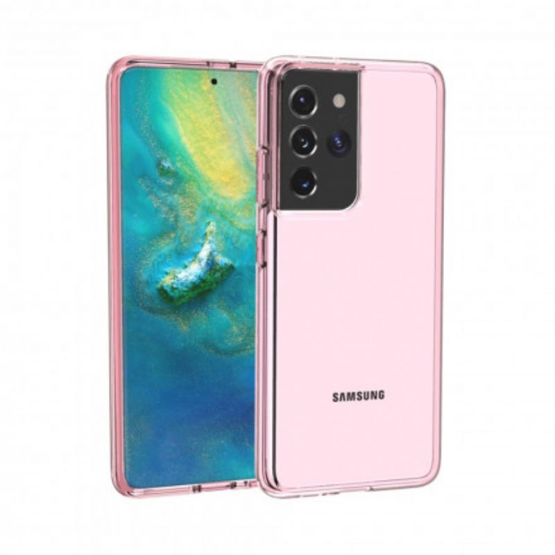 Kuori Samsung Galaxy S21 Ultra 5G Värikäs Läpinäkyvä
