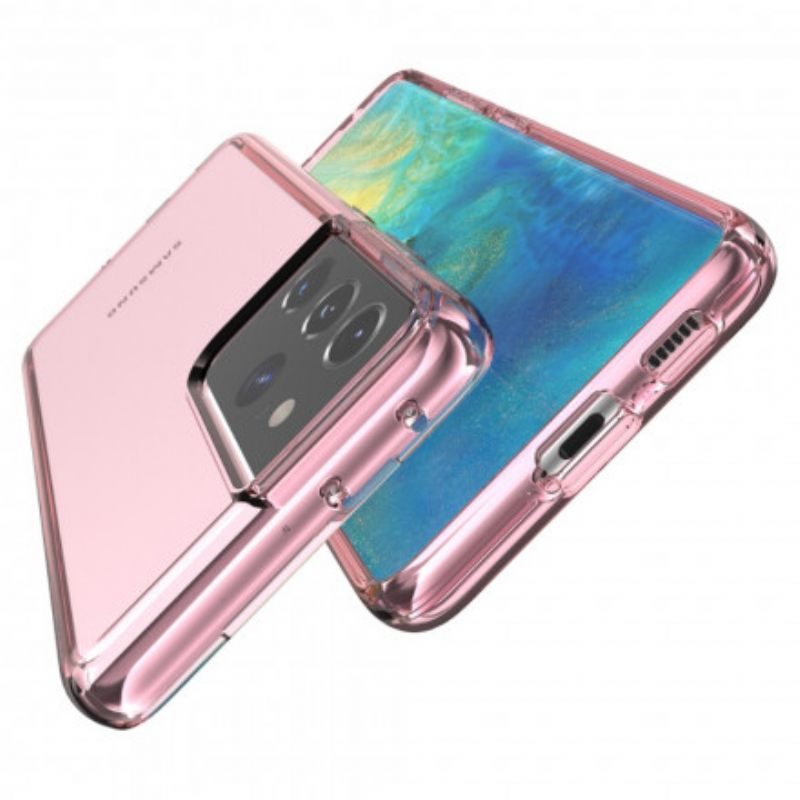 Kuori Samsung Galaxy S21 Ultra 5G Värikäs Läpinäkyvä