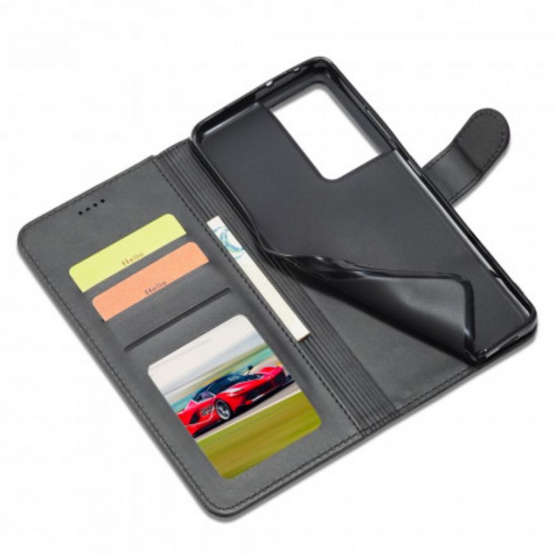 Nahkakotelo Samsung Galaxy S21 Ultra 5G Lc.imeeke Nahkaefekti