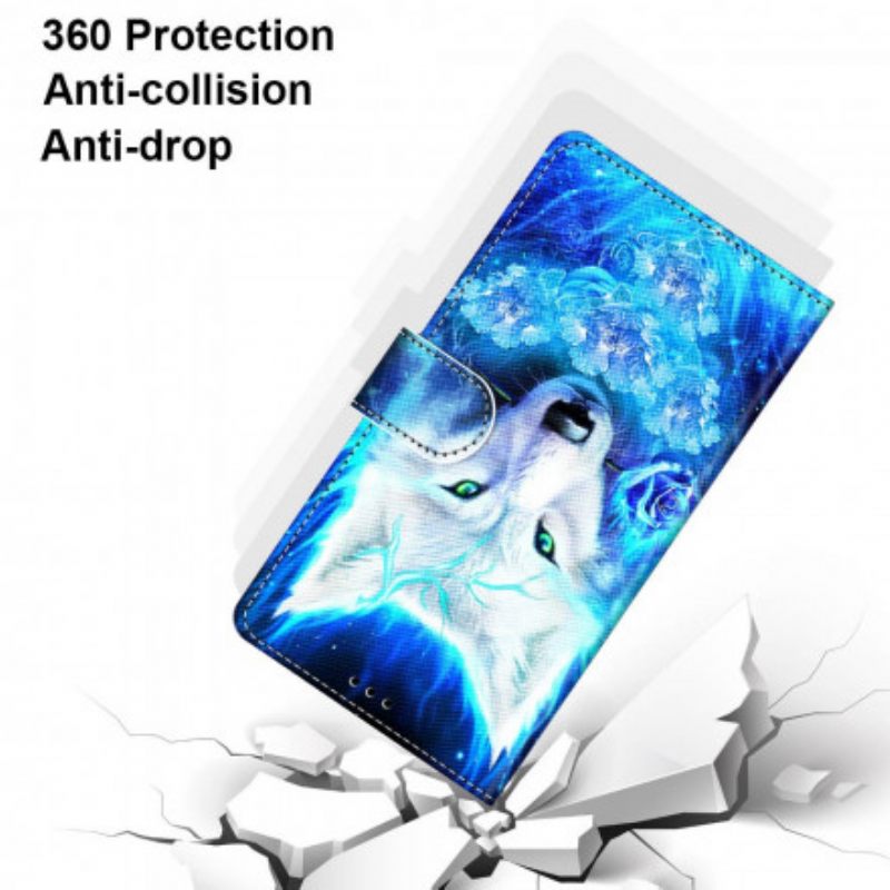 Nahkakotelo Samsung Galaxy S21 Ultra 5G Magic Wolf