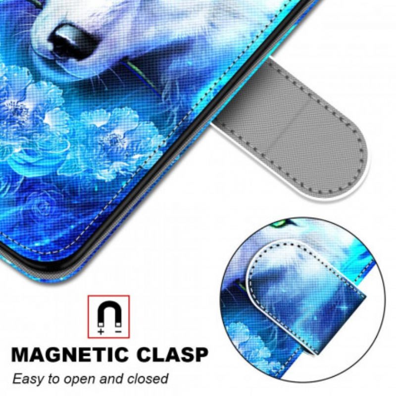 Nahkakotelo Samsung Galaxy S21 Ultra 5G Magic Wolf
