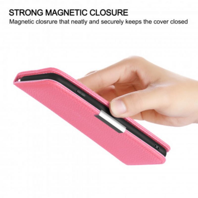 Puhelinkuoret Samsung Galaxy S21 Ultra 5G Kotelot Flip Ultra Chic Litchi Faux Leather