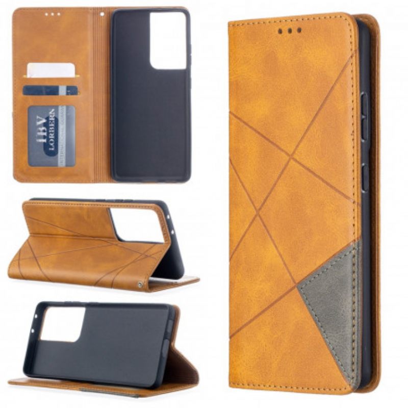 Puhelinkuoret Samsung Galaxy S21 Ultra 5G Kotelot Flip Style Artisti