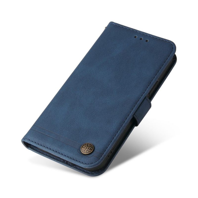 Flip Case Samsung Galaxy A13 5G Faux Leather Niitti Ja Nauha