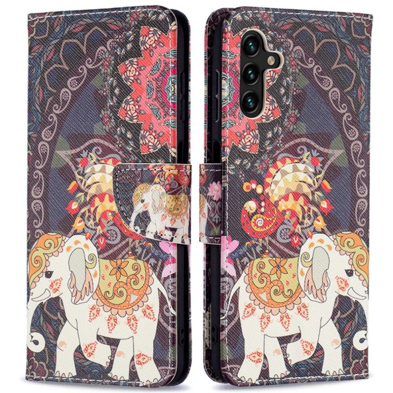 Flip Case Samsung Galaxy A13 5G Intian Norsu