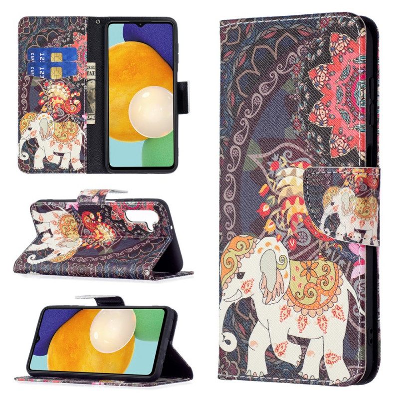 Flip Case Samsung Galaxy A13 5G Intian Norsu