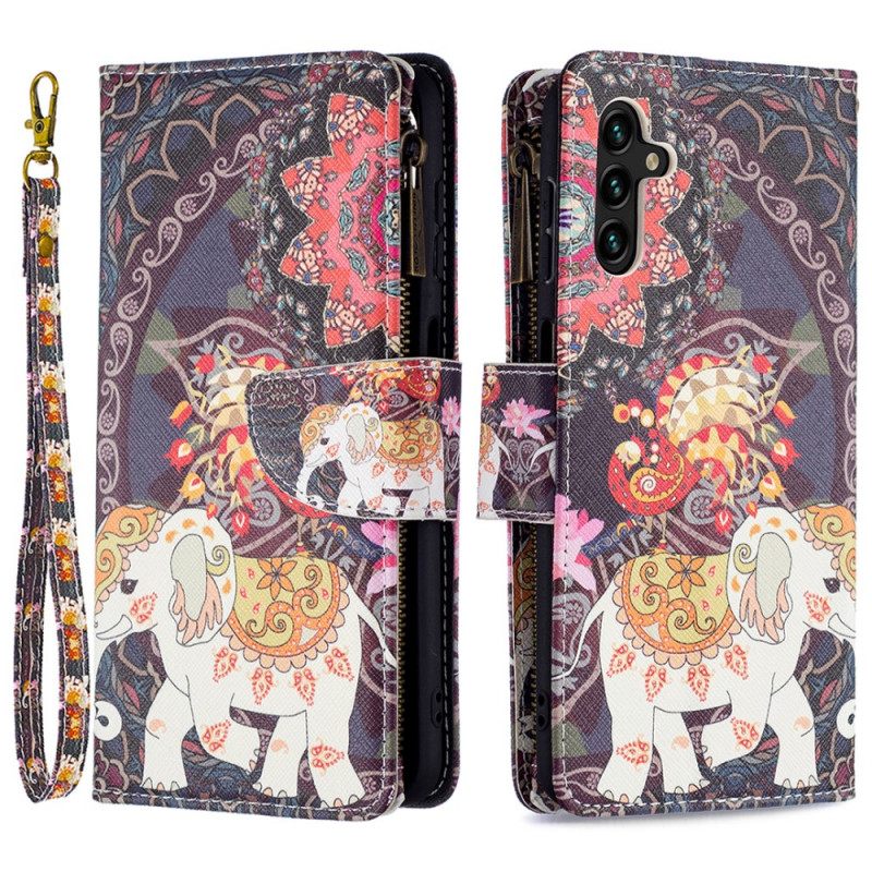 Kotelot Samsung Galaxy A13 5G Elephant Vetoketjutasku