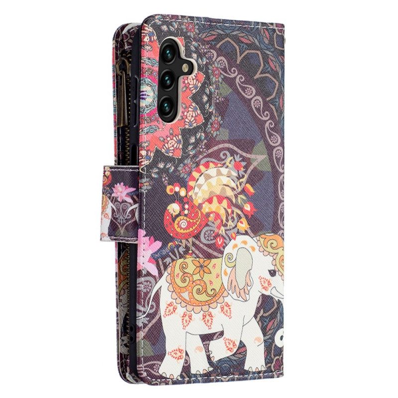 Kotelot Samsung Galaxy A13 5G Elephant Vetoketjutasku