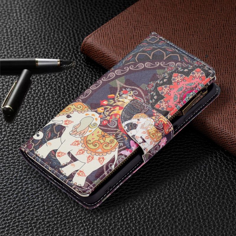 Kotelot Samsung Galaxy A13 5G Elephant Vetoketjutasku