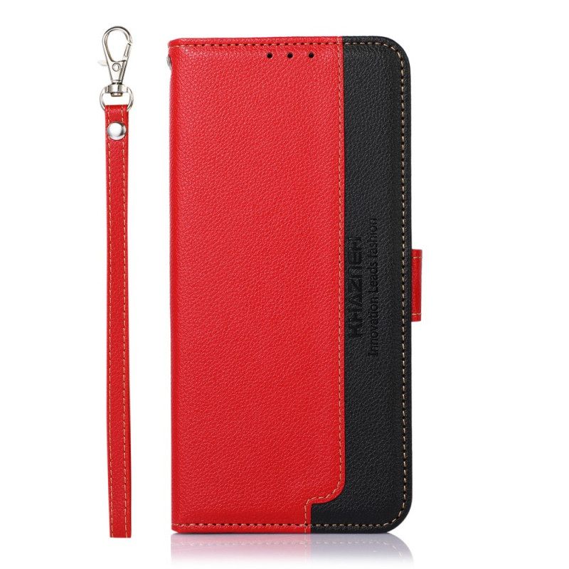 Kotelot Samsung Galaxy A13 5G Lychee Style Rfid Khazneh