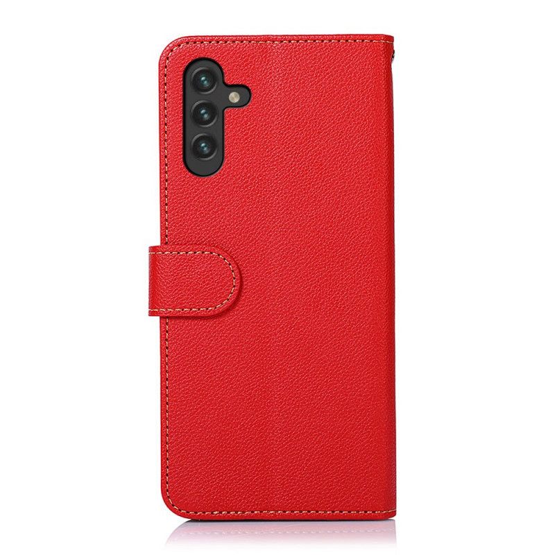 Kotelot Samsung Galaxy A13 5G Lychee Style Rfid Khazneh