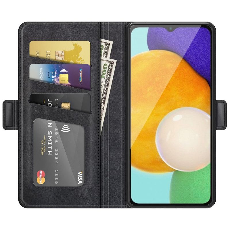 Kotelot Samsung Galaxy A13 5G Nahkatehostesuunnittelu