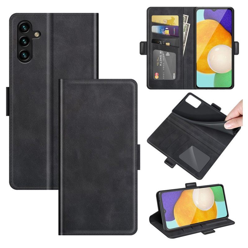 Kotelot Samsung Galaxy A13 5G Nahkatehostesuunnittelu