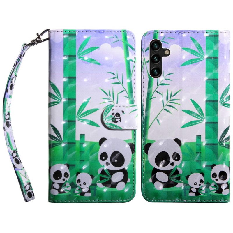 Kotelot Samsung Galaxy A13 5G Panda Perhe