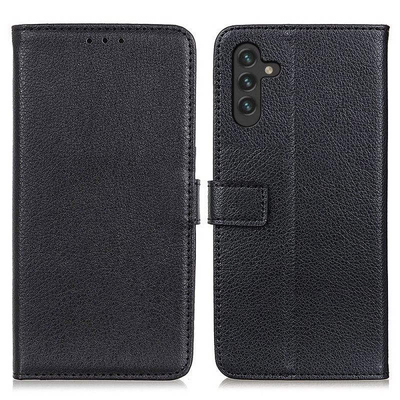 Kotelot Samsung Galaxy A13 5G Premium Litchi Faux Leather
