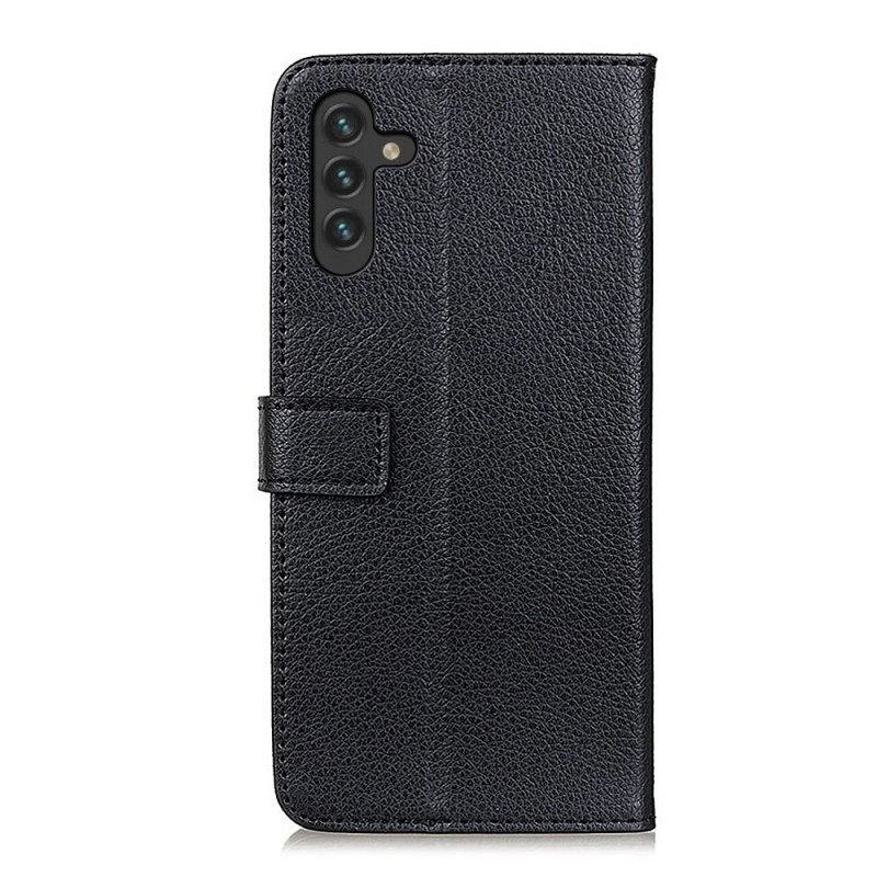 Kotelot Samsung Galaxy A13 5G Premium Litchi Faux Leather