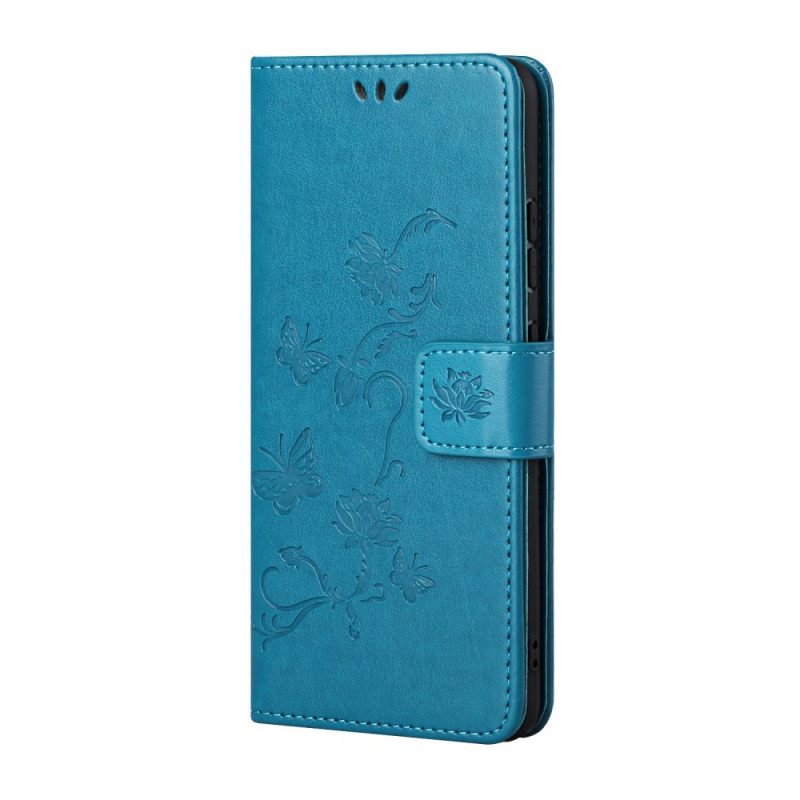 Kotelot Samsung Galaxy A13 5G Suojaketju Kuori Strap Flowers