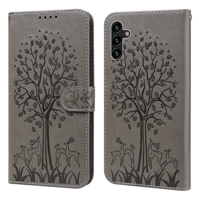Kotelot Samsung Galaxy A13 5G Tree And Deer