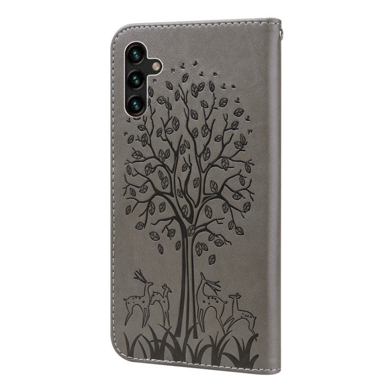 Kotelot Samsung Galaxy A13 5G Tree And Deer