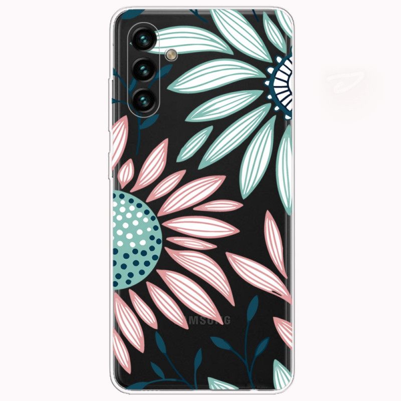 Kuori Samsung Galaxy A13 5G Läpinäkyvä Yksi Kukka