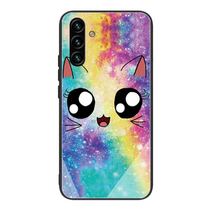 Kuori Samsung Galaxy A13 5G Tempered Glass Cat