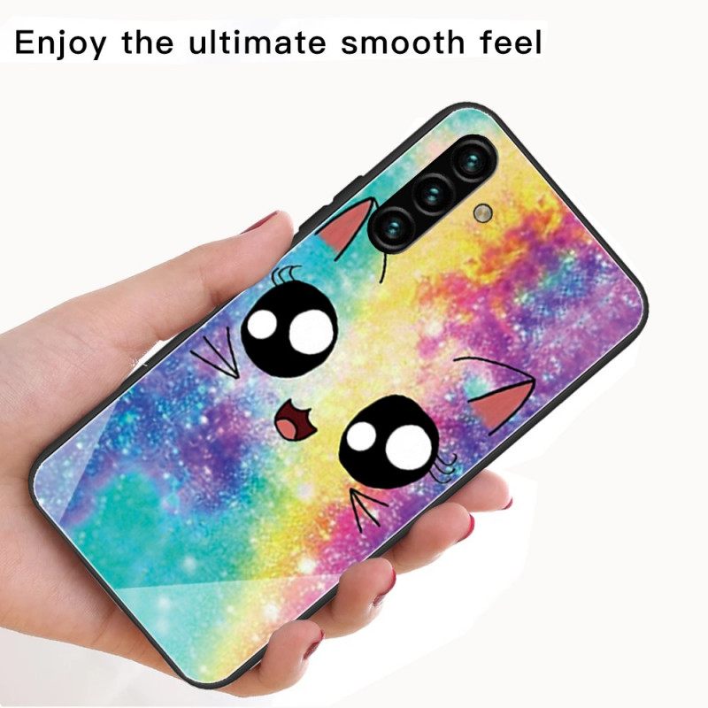 Kuori Samsung Galaxy A13 5G Tempered Glass Cat