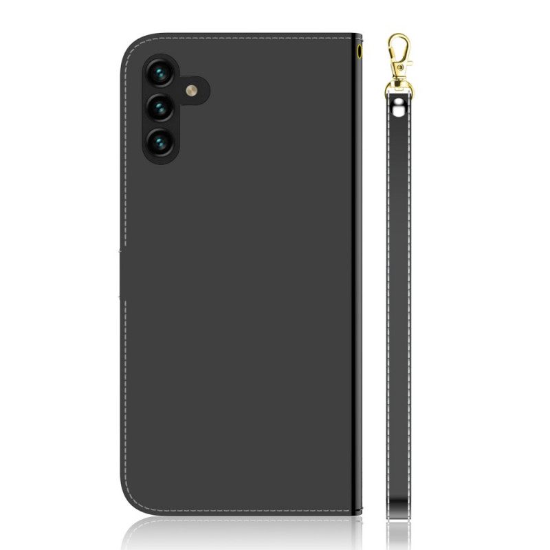 Nahkakotelo Samsung Galaxy A13 5G Keinonahkainen Peilin Kansi