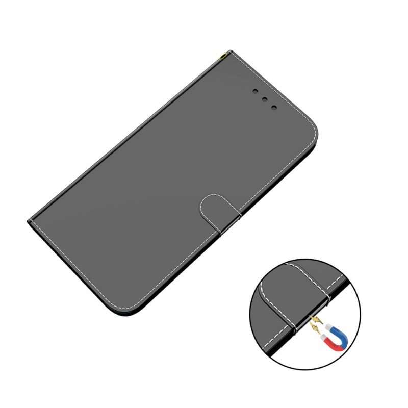 Nahkakotelo Samsung Galaxy A13 5G Keinonahkainen Peilin Kansi